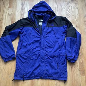The North Face Blue and Black Bomber Jacket